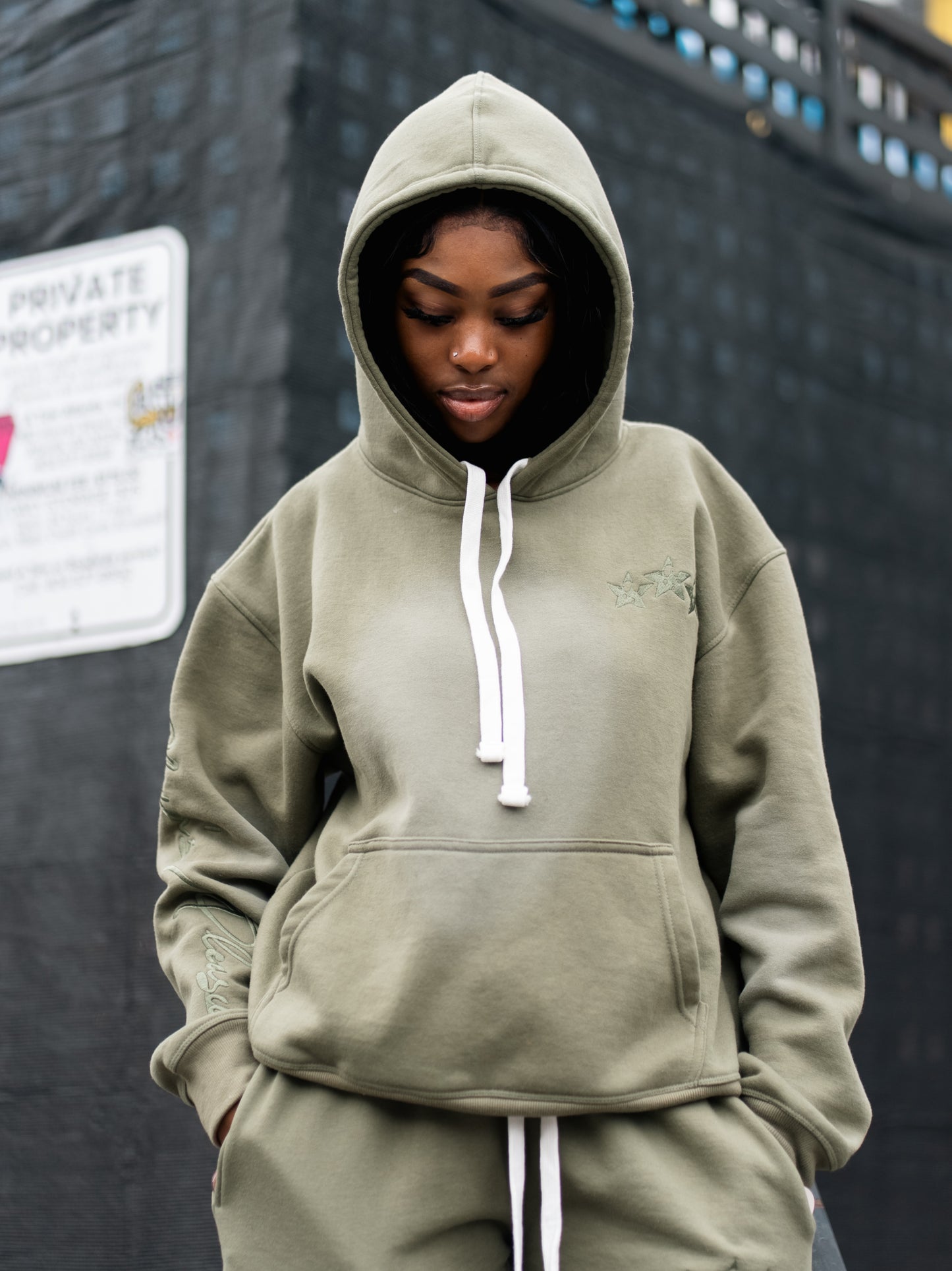 Olive Fade Sweatsuit